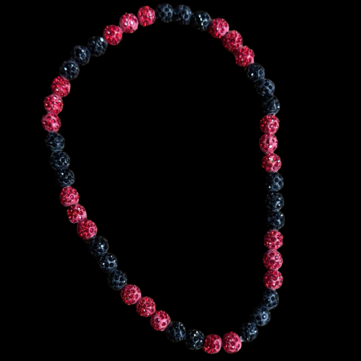 J5 All-Star Collection Baseball Necklace – 17” Bling Elastic Chain | Murica, Frostbite & Inferno Color Combos - Johnny 5 Clothing