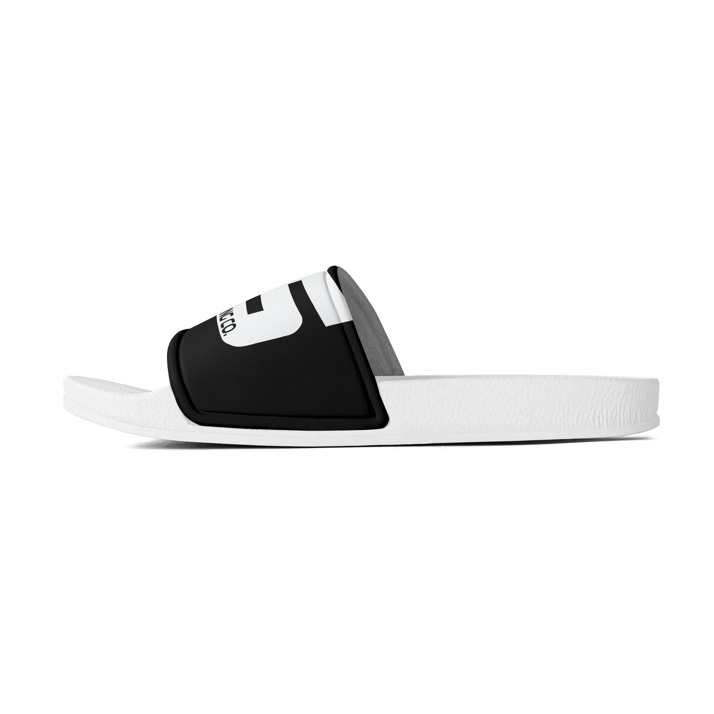 Kids PVC Black and White House Slides Sandals Bathroom Slippers - Johnny 5 Clothing