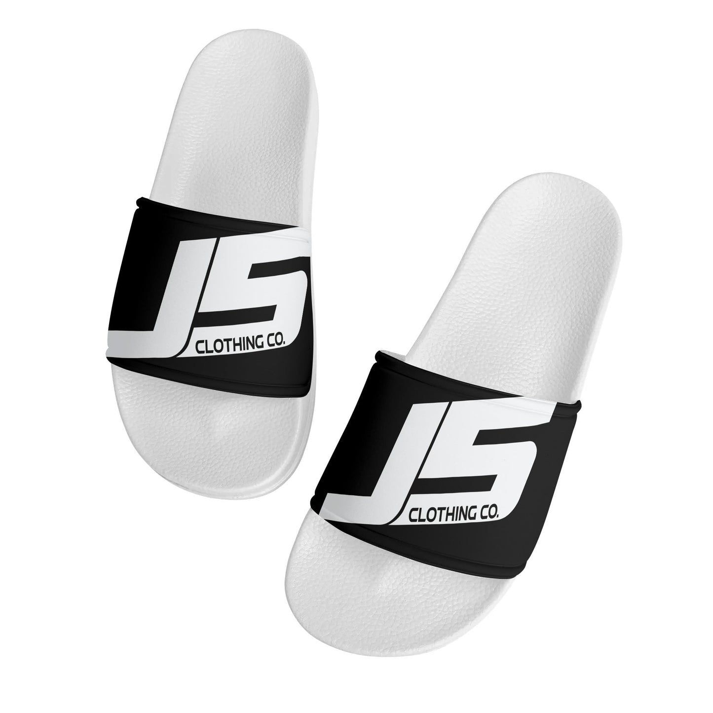 Kids PVC Black and White House Slides Sandals Bathroom Slippers - Johnny 5 Clothing