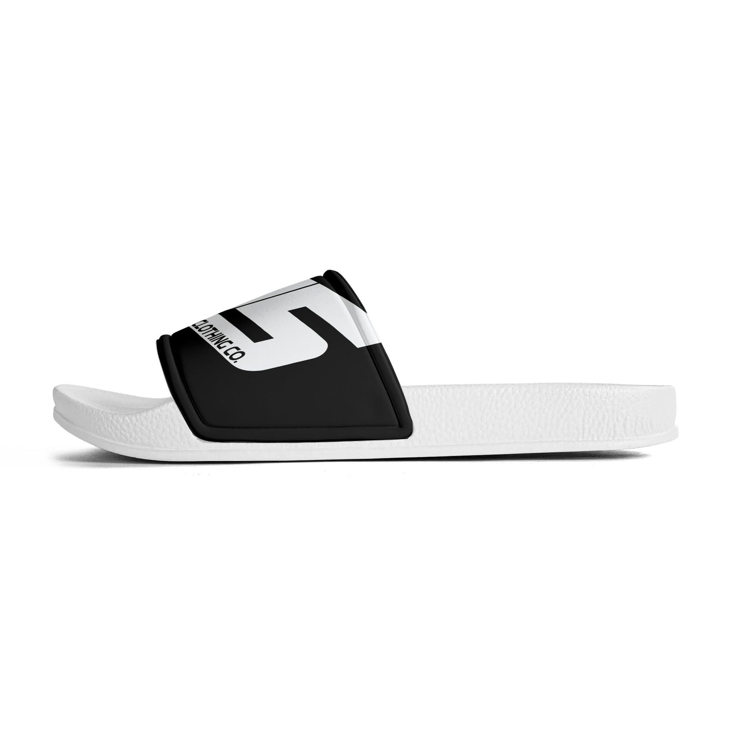 Kids PVC Black and White House Slides Sandals Bathroom Slippers - Johnny 5 Clothing