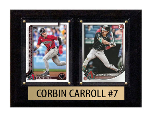 Corbin Carroll 2 Card 2025 Topps Bowman Plaque Arizona Diamondbacks