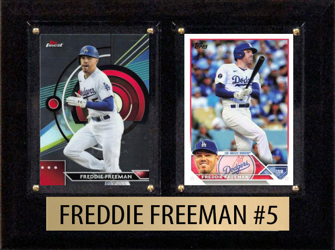 Freddie Freeman LA Dodgers 2024 2025 Topps Card Plaque 6x8