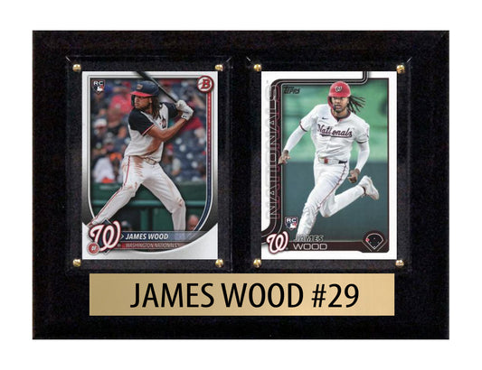 James Wood 2 Card 2025 Topps Bowman Plaque Washington Nationals