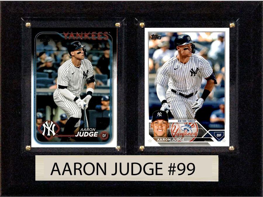 Aaron Judge New York Yankees 2024 2025 Topps Card Plaque 6x8