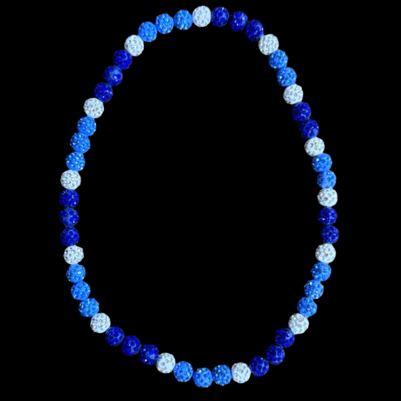 J5 All-Star Collection Baseball Necklace – 17” Bling Elastic Chain | Murica, Frostbite & Inferno Color Combos - Johnny 5 Clothing