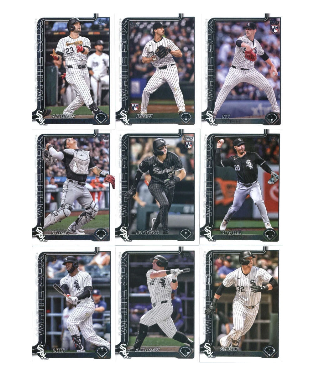 Multiyear Baseball Team Pack 20 Card Pack White Sox + 2025 Topps Series 1 Team Set Luis Robert Brooks Baldwin