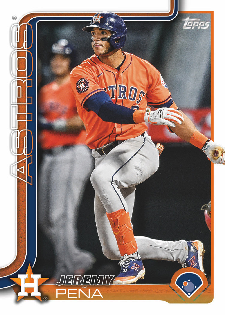 2024 Baseball Team Pack Astros 20 Card Pack Nolan Ryan + 2025 Topps Series 1 Team Set - Yordan Alvarez