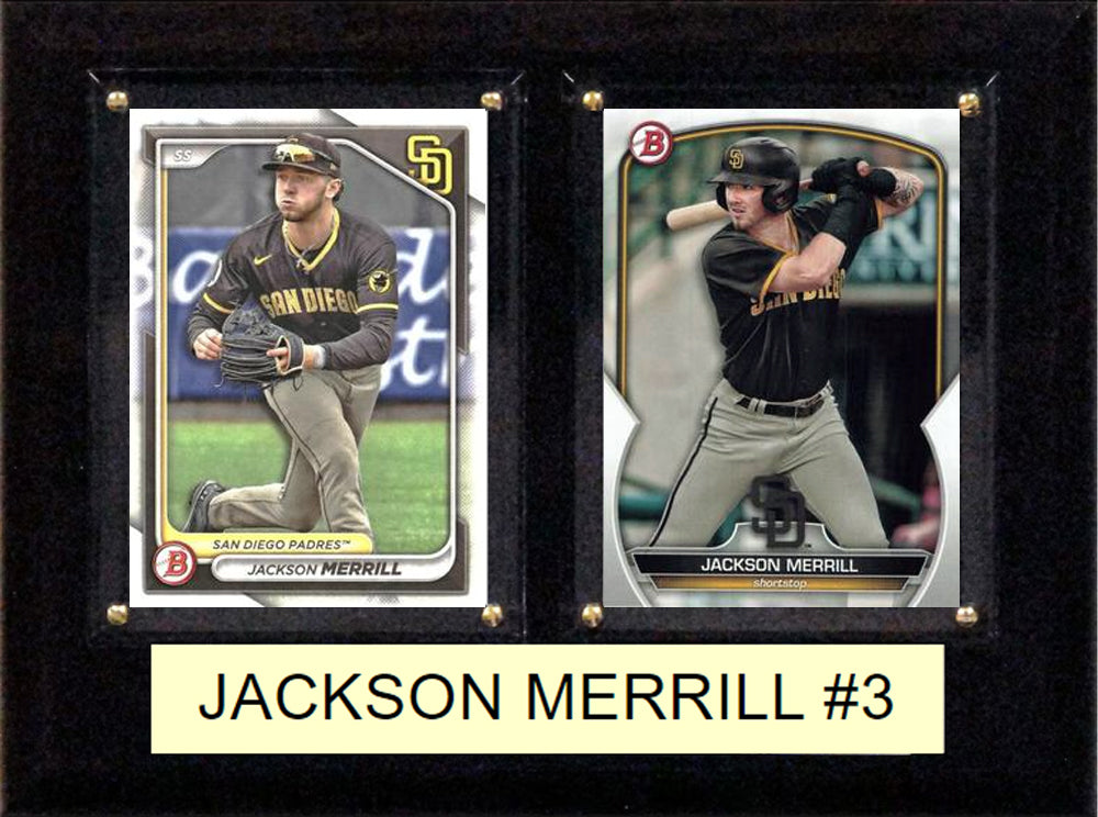Jackson Merrill San Diego Padres #3 2025 2024 Topps Bowman Plaque