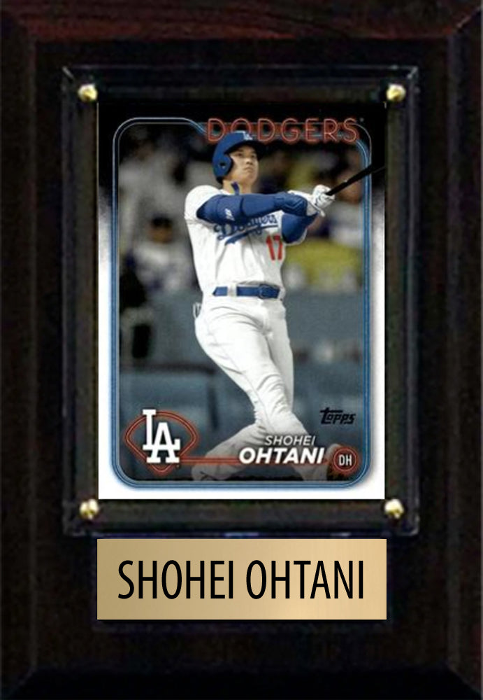 Shohei Ohtani 2024 2025 Bowman Topps Los Angeles Dodgers 4x6 Plaque