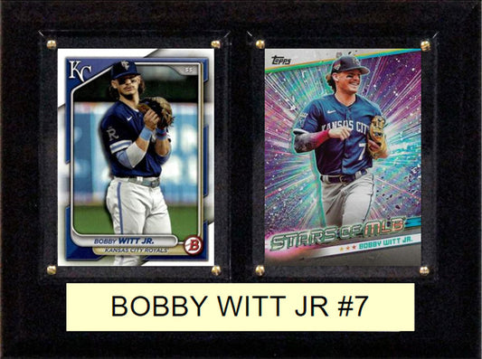 Bobby Witt Jr Kansas City Royals 2025 2024 Topps Plaque