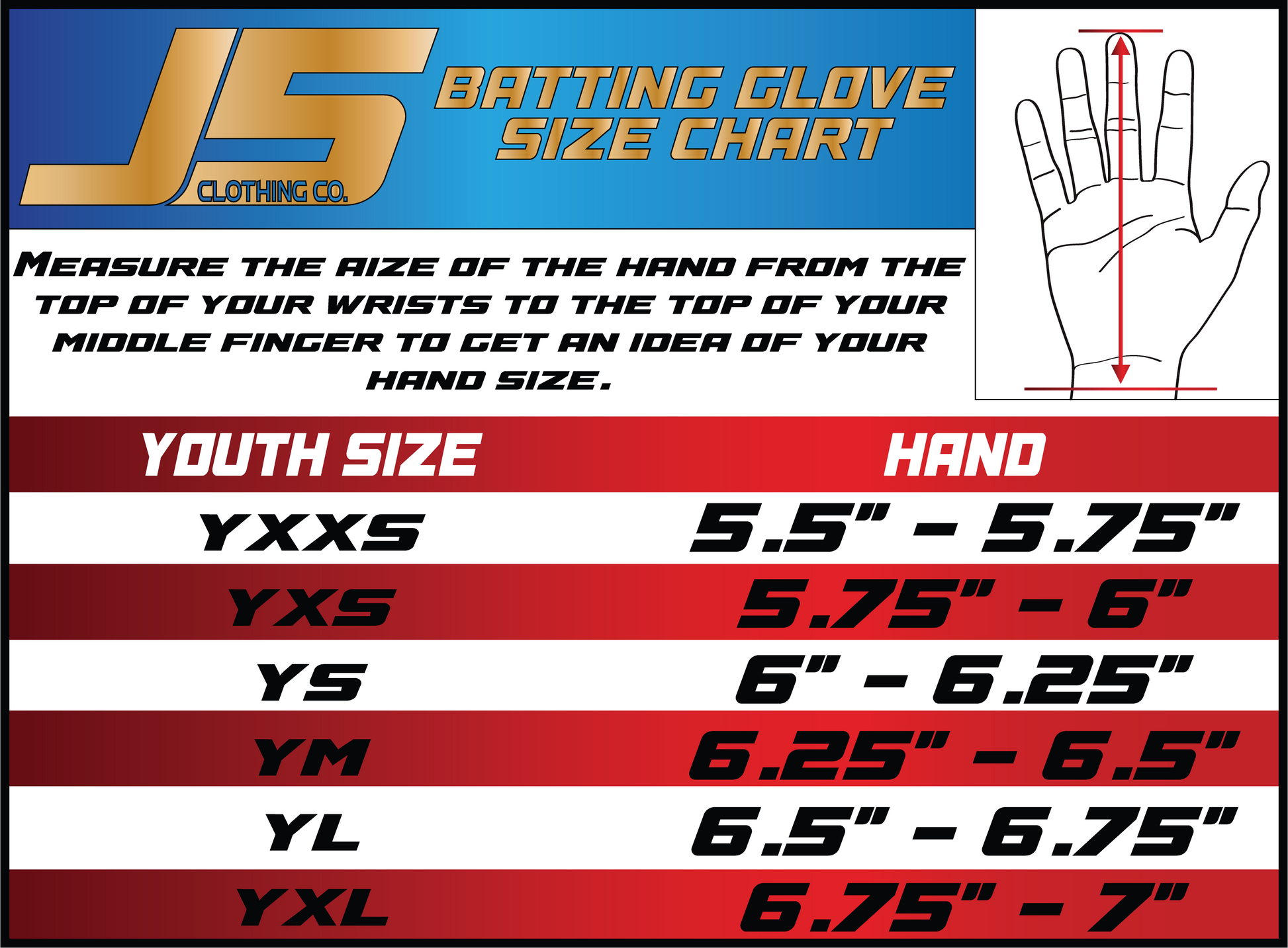 J5 PowerLock Liberty Grip Baseball Batting Gloves - Johnny 5 Clothing