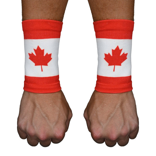 Canada Flag Wrist Support Sleeves