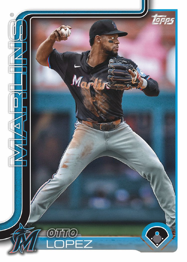 2024 Baseball Team Pack Marlins 20 Card Pack Mike Stanton + 2025 Topps Series 1 Team Set