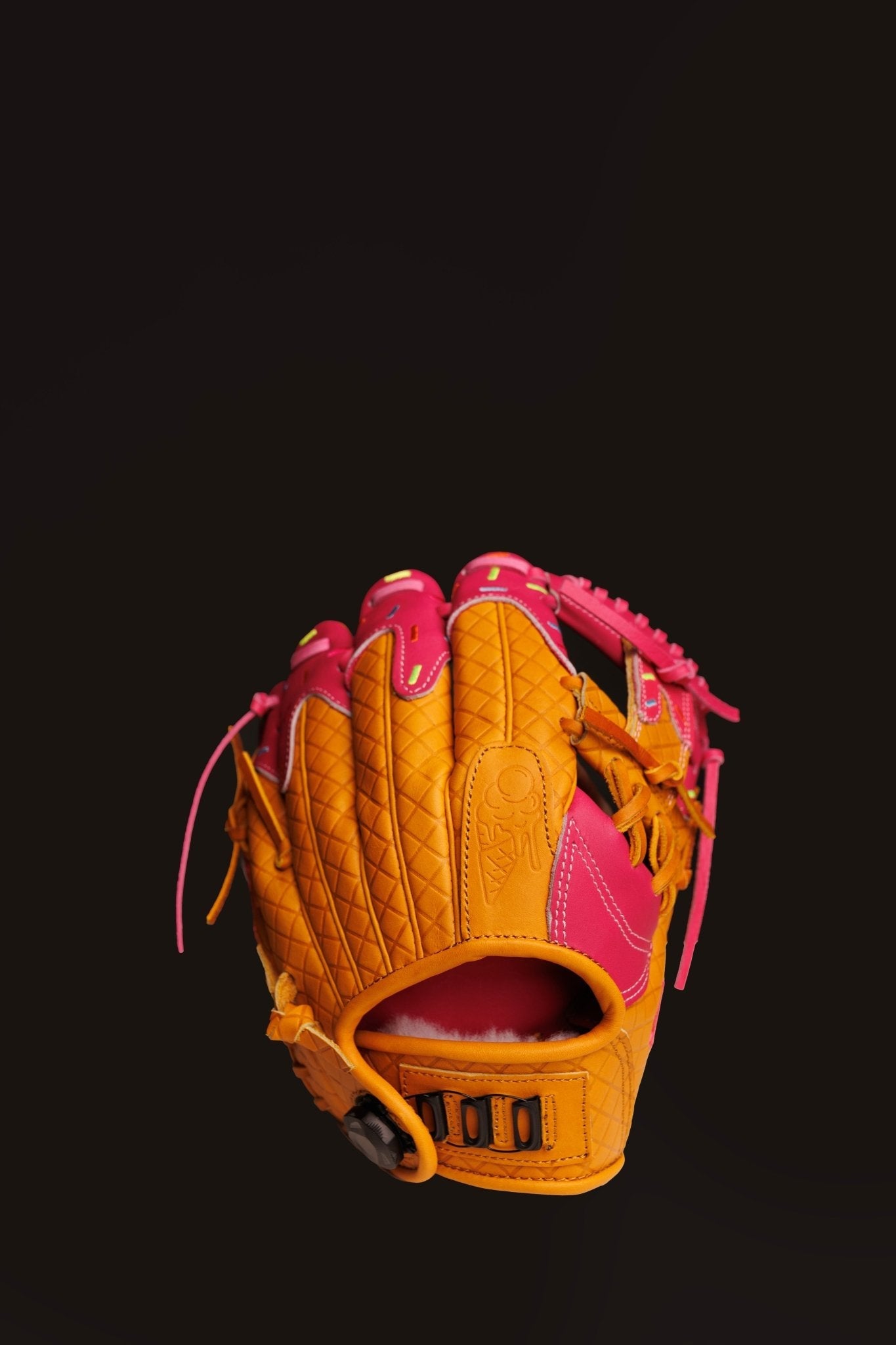 Youth Baseball Glove - Ice Cream glove (Strawberry & Sprinkles)