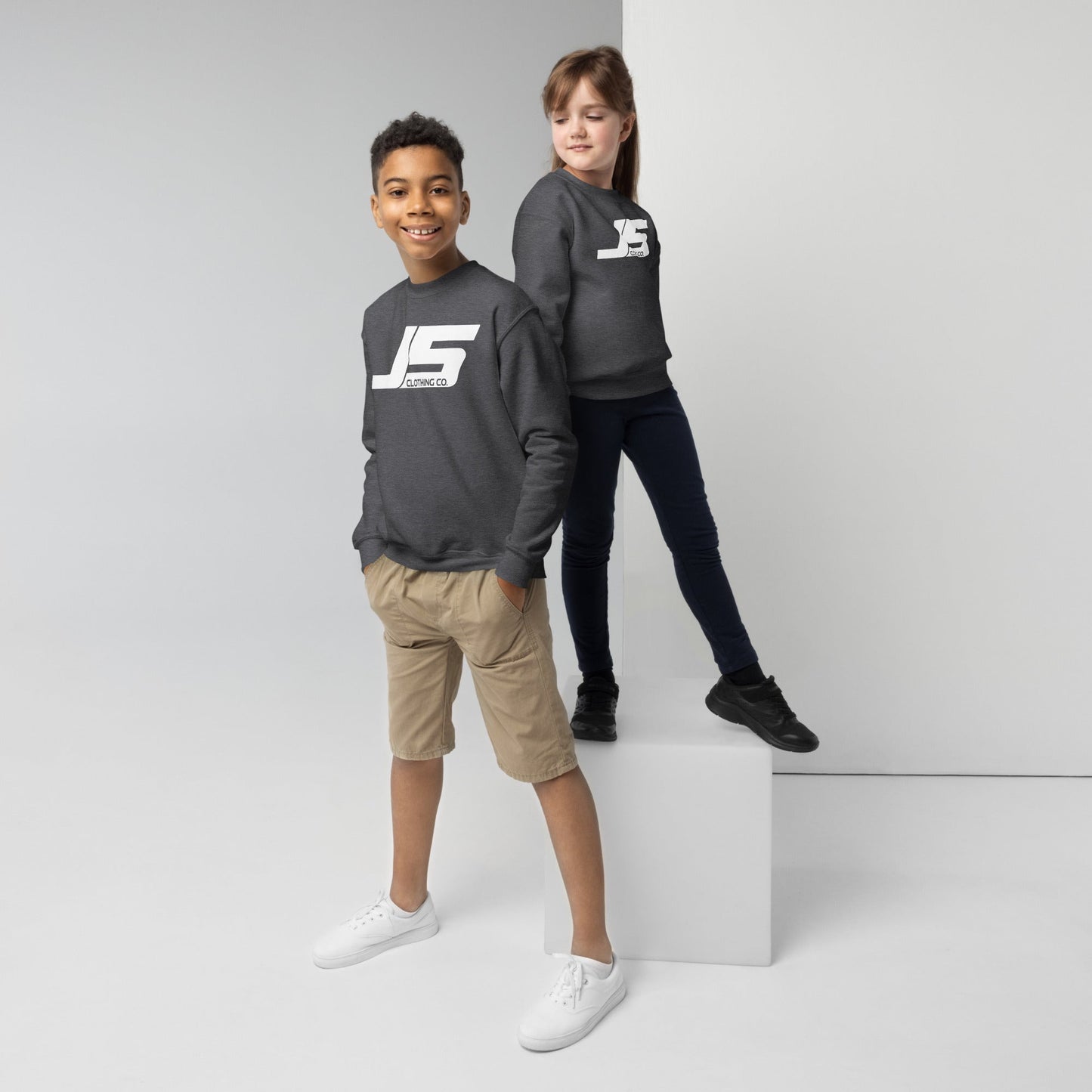 J5 co Youth crewneck sweatshirt - Johnny 5 Clothing
