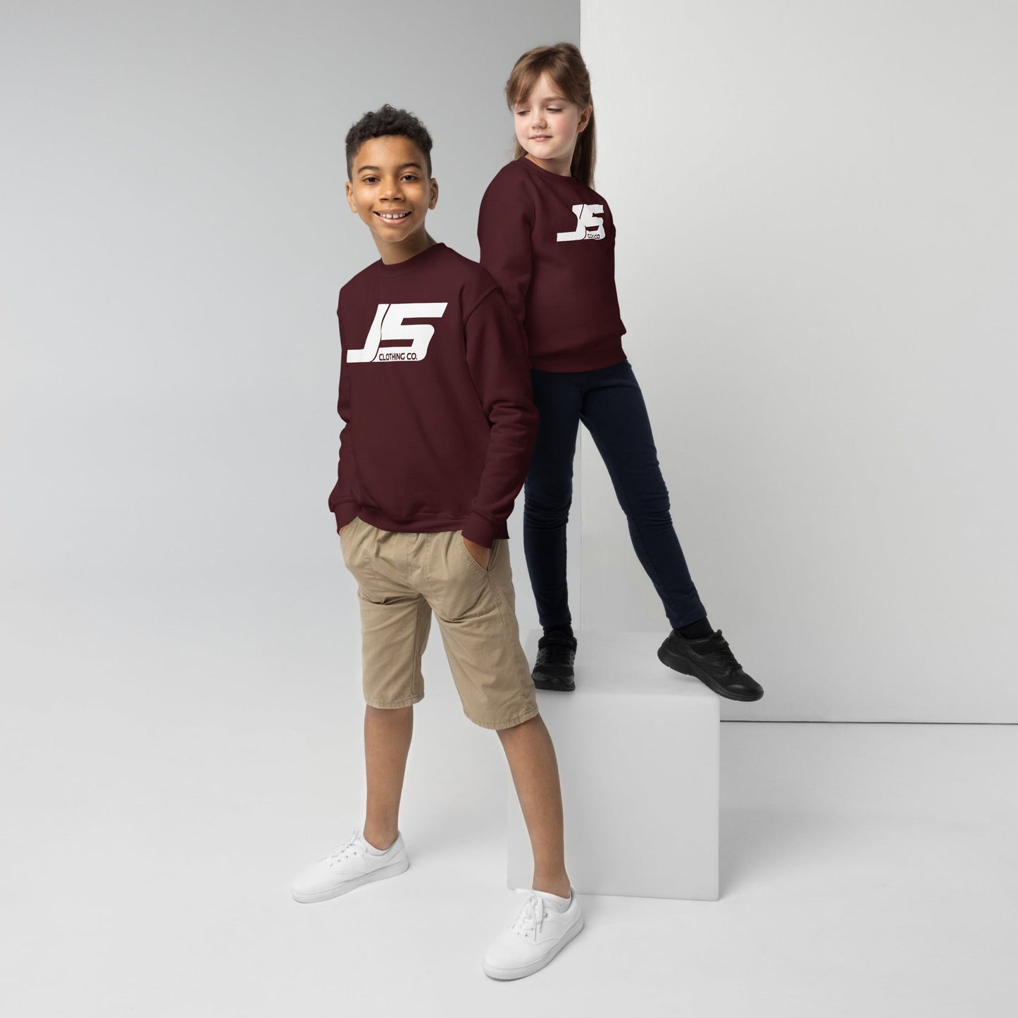 J5 co Youth crewneck sweatshirt - Johnny 5 Clothing