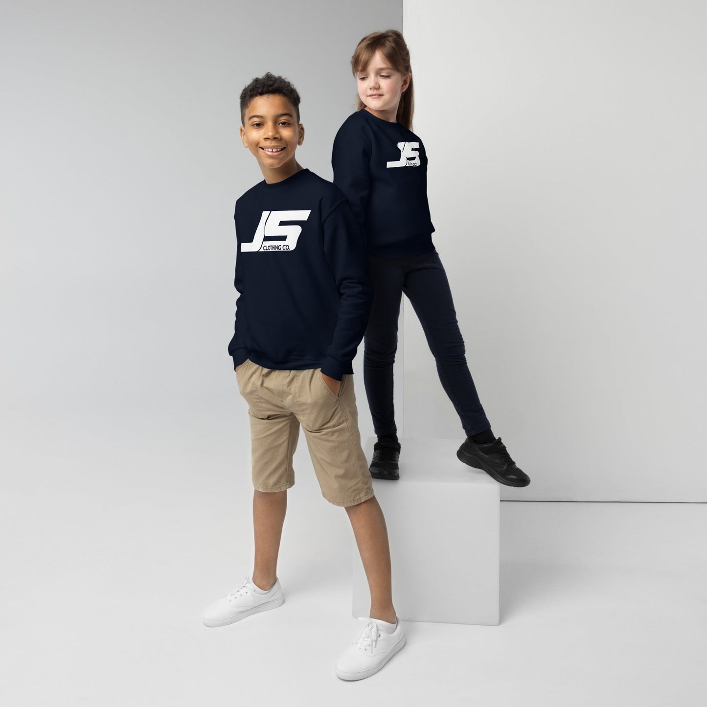 J5 co Youth crewneck sweatshirt - Johnny 5 Clothing