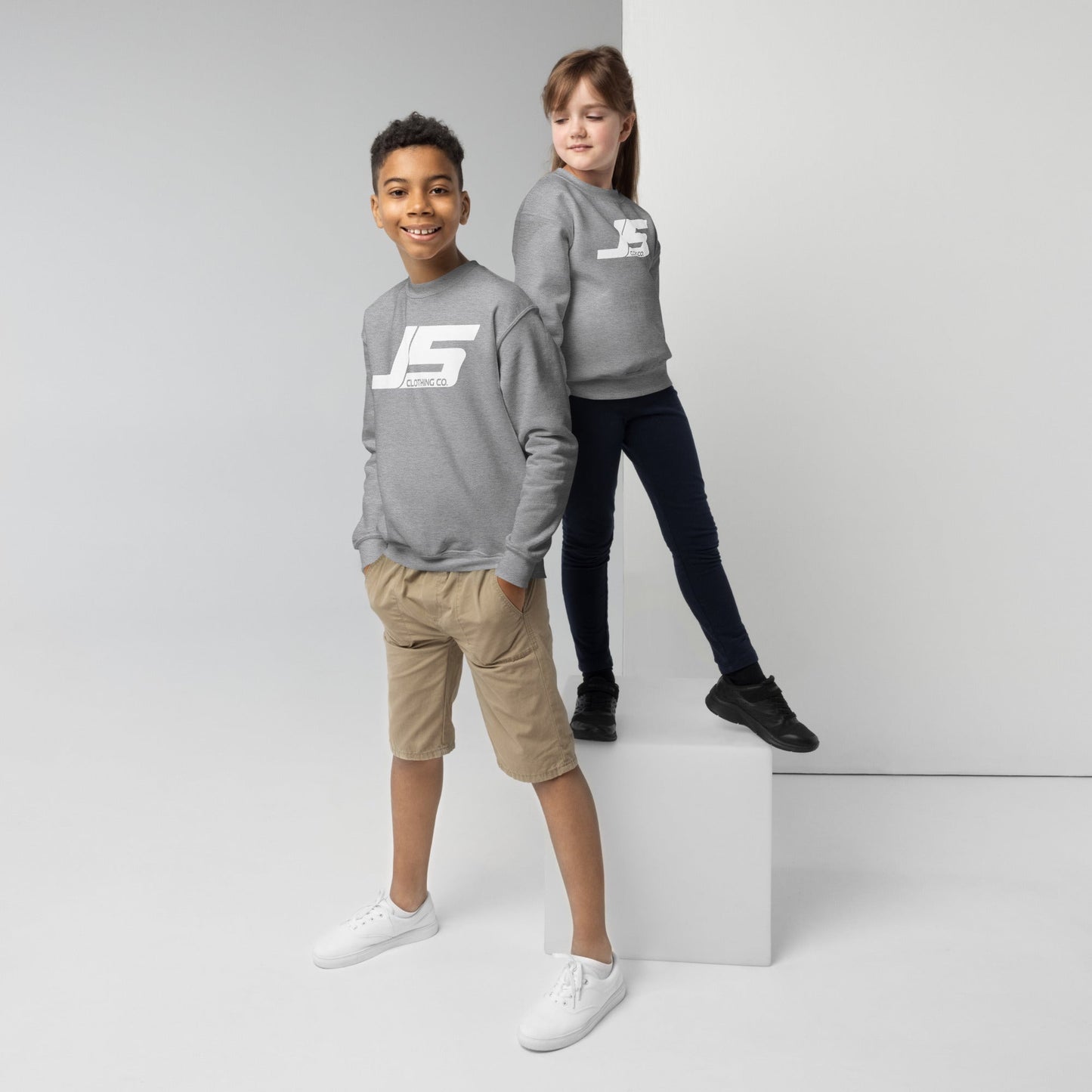 J5 co Youth crewneck sweatshirt - Johnny 5 Clothing