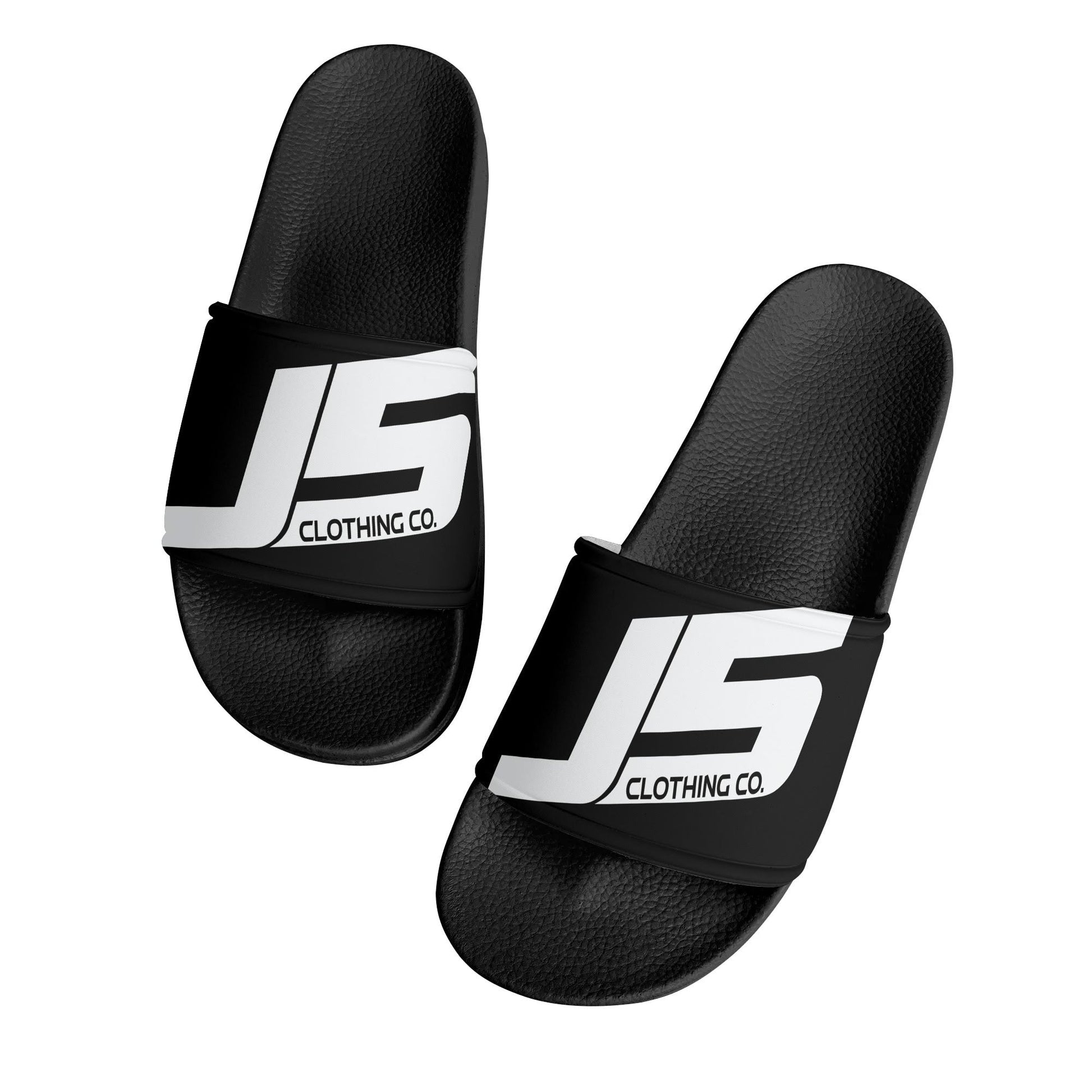 Kids PVC Black and White House Slides Sandals Bathroom Slippers - Johnny 5 Clothing