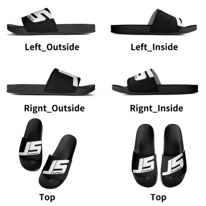 Kids PVC Black and White House Slides Sandals Bathroom Slippers - Johnny 5 Clothing