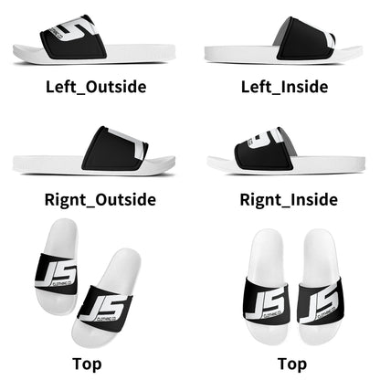 Kids PVC Black and White House Slides Sandals Bathroom Slippers - Johnny 5 Clothing