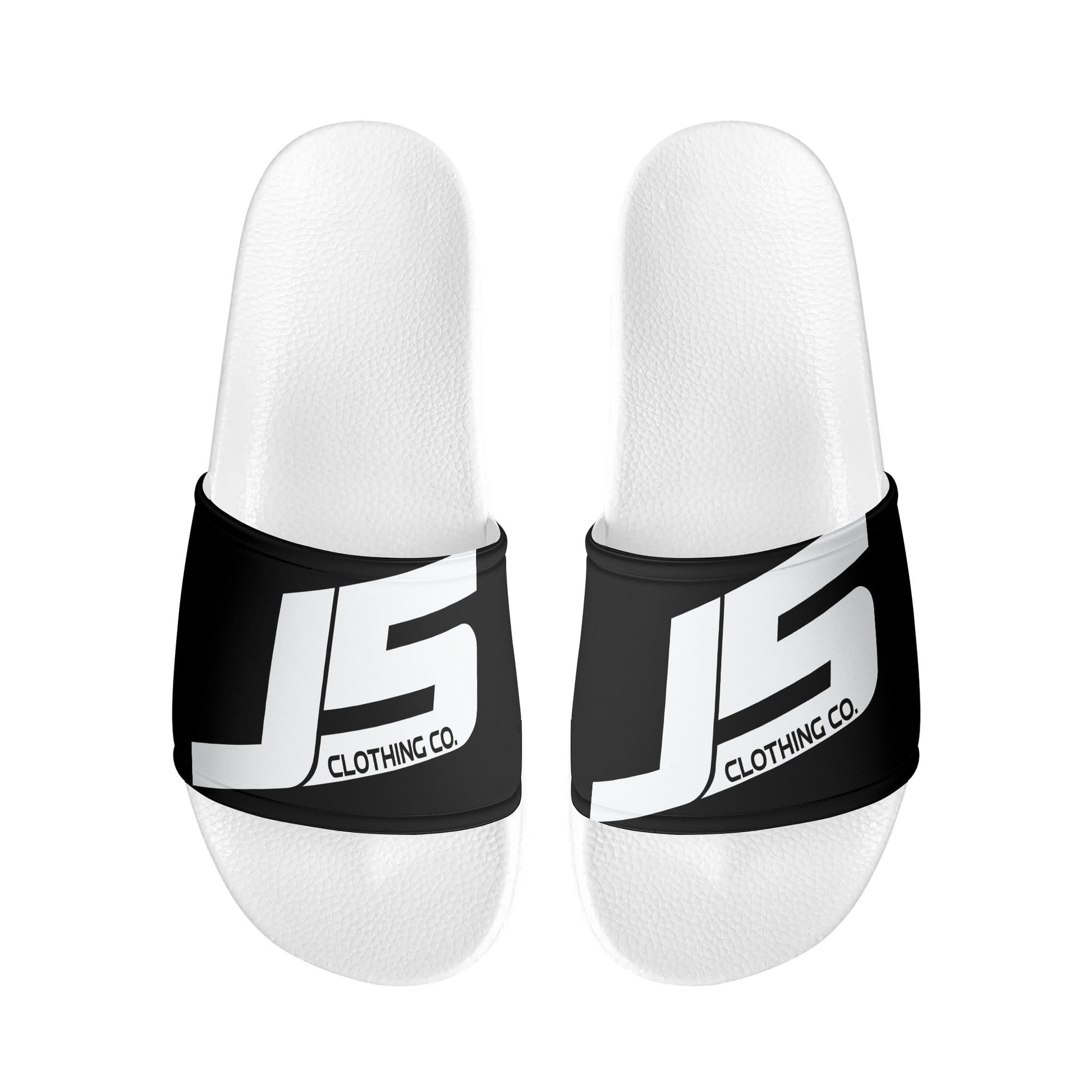 Kids PVC Black and White House Slides Sandals Bathroom Slippers - Johnny 5 Clothing