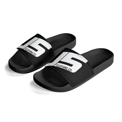 Kids PVC Black and White House Slides Sandals Bathroom Slippers - Johnny 5 Clothing