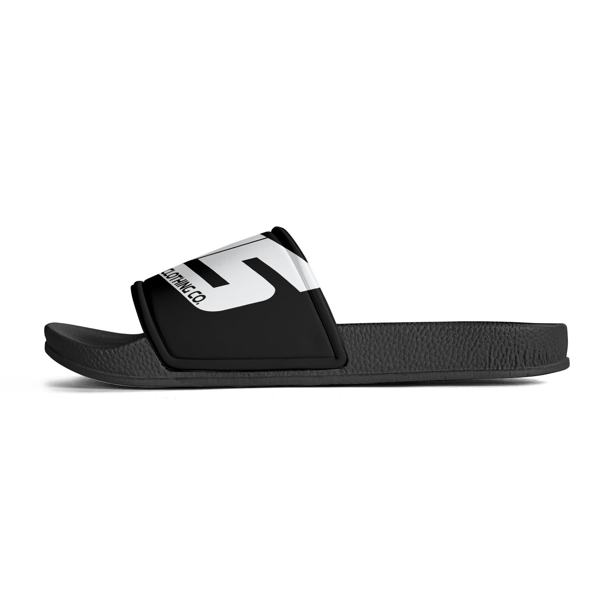 Kids PVC Black and White House Slides Sandals Bathroom Slippers - Johnny 5 Clothing