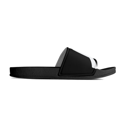 Kids PVC Black and White House Slides Sandals Bathroom Slippers - Johnny 5 Clothing