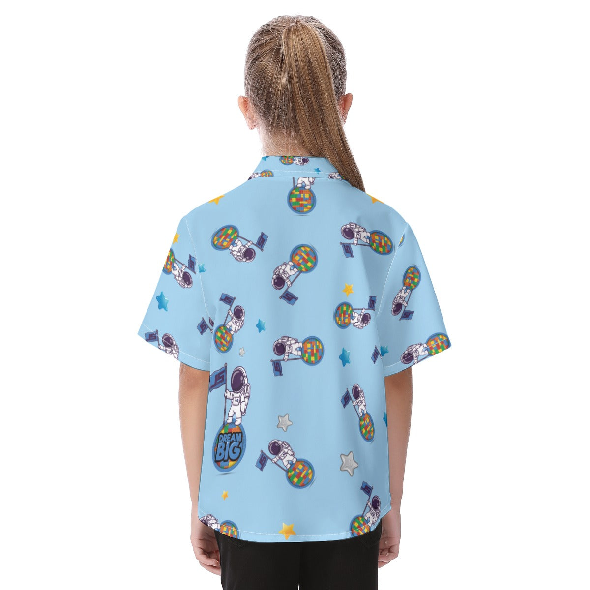 All-Over Print Kid's Hawaiian Vacation Shirt - Johnny 5 Clothing