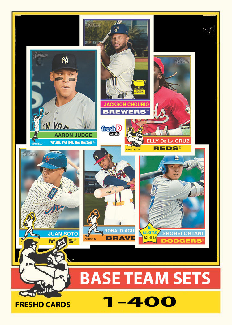 2025 Topps Heritage Baseball Team Set 10 Cards Cleveland Guardians Jose Ramirez Noel RC