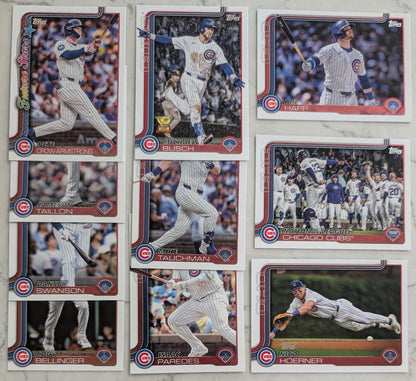2024 Baseball Team Pack Cubs 20 Card Pack Sandberg + 2025 Topps Series 1 Team Set - Swanson PCA