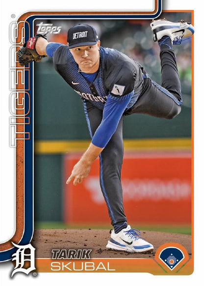 2024 Baseball Team Pack Tigers 20 Card Pack Miguel Cabrera + 2025 Topps Series 1 Team Set - Riley Greene