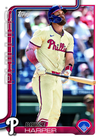 2024 Baseball Team Pack Phillies 20 Card Pack Mike Schmidt + 2025 Topps Series 1 Team Set - Bryce Harper