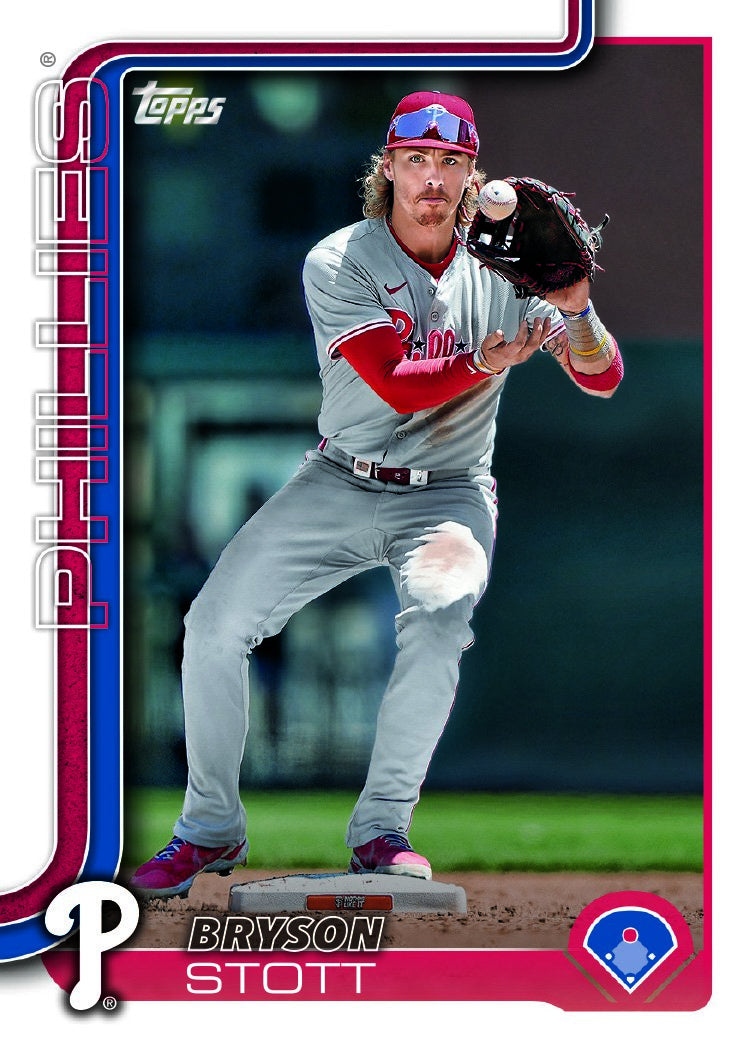 2024 Baseball Team Pack Phillies 20 Card Pack Mike Schmidt + 2025 Topps Series 1 Team Set - Bryce Harper
