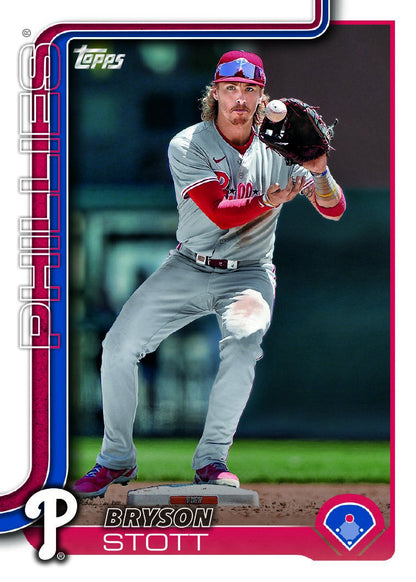 2024 Baseball Team Pack Phillies 20 Card Pack Mike Schmidt + 2025 Topps Series 1 Team Set - Bryce Harper