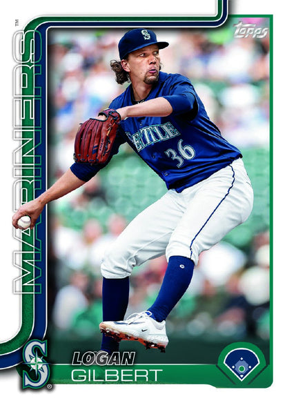 2024 Baseball Team Pack Mariners 20 Card Pack Ken Griffey Jr + 2025 Topps Series 1 Team Set - Julio Rodriguez