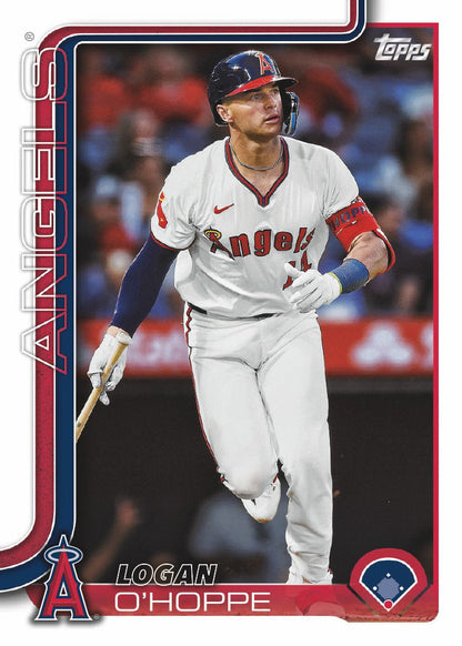 2025 Topps Series 1 Baseball Team Set 11 Cards Los Angeles Angels Schanuel Mike Trout