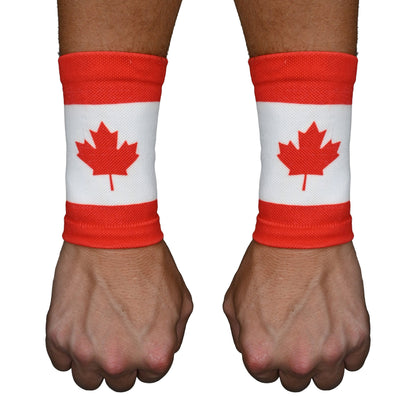 Canada Flag Wrist Support Sleeves