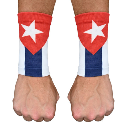 Cuba Flag Wrist Support Sleeves