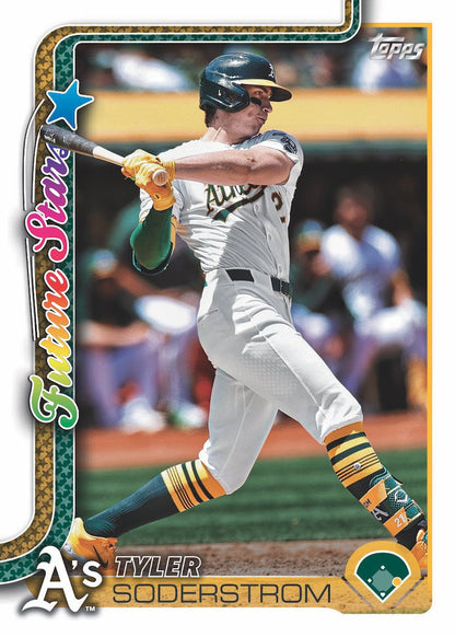 2024 Baseball Team Pack A's 20 Card Pack Rickey Henderson + 2025 Topps Series 1 Team Set - Wilson