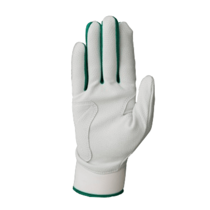 Resilient Championship Fastpitch Batting gloves - White and Green