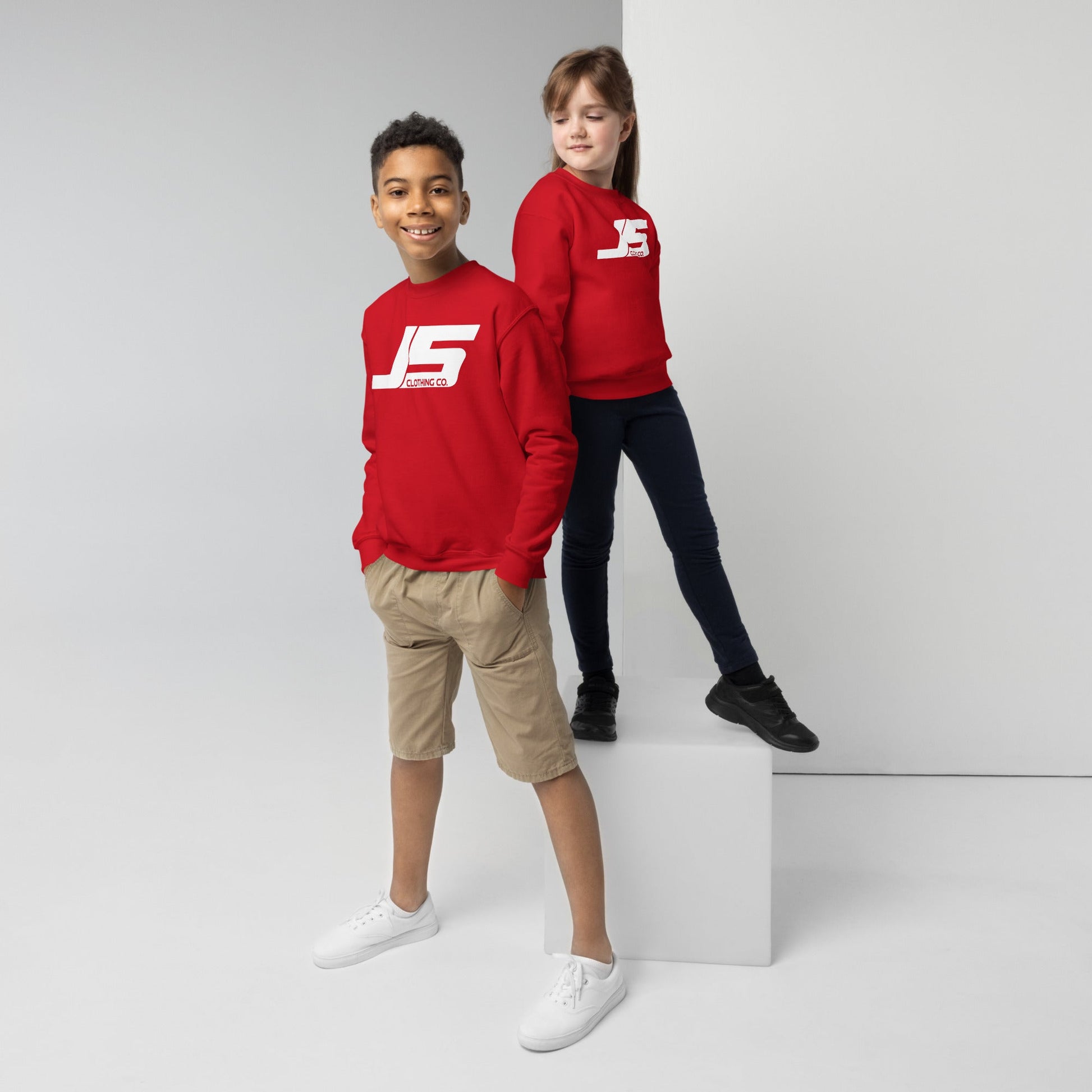 J5 co Youth crewneck sweatshirt - Johnny 5 Clothing
