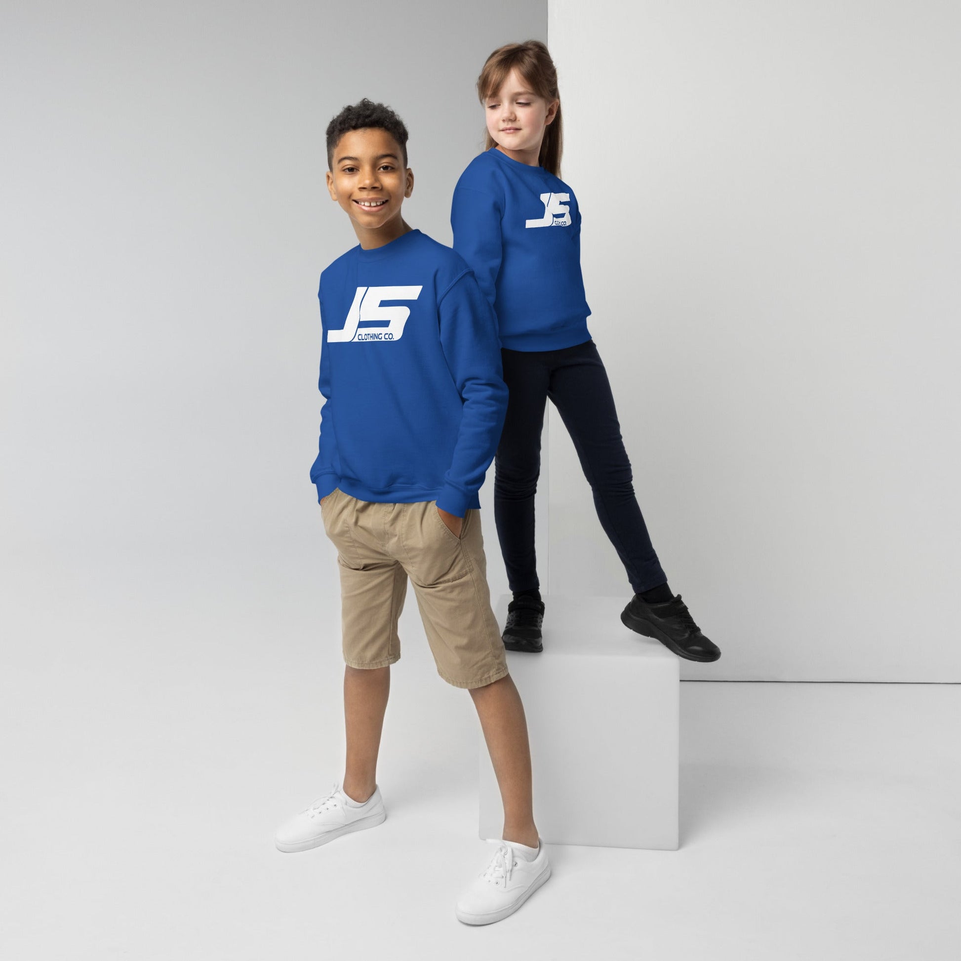 J5 co Youth crewneck sweatshirt - Johnny 5 Clothing